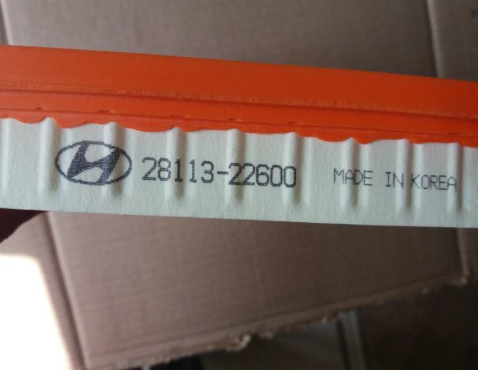 AIR FILTER ACCENT2-HYUNDAI