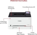 Imprimante CANON Laser Color LBP633Cdw print 21/12.7ppm R-V 1200*1200dpi USB &GBe-Lan &