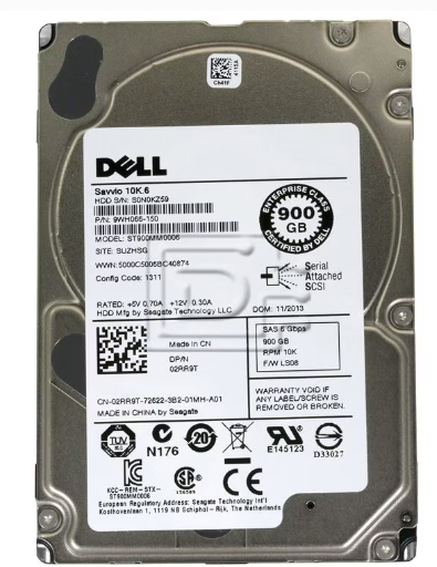 DISQUE SAS DELL 02RR9T 900G 2.5 10K.6 SAS ST900MM0006