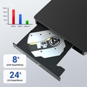 GRAVEUR DVD EXTERNE USB et Type-C