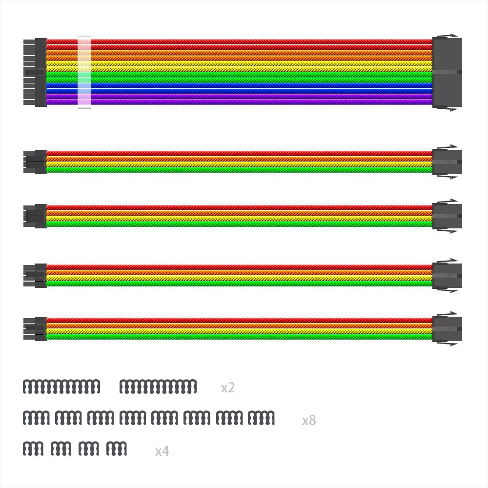 Cable First Player RGB MC-24PIN-01