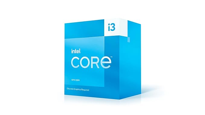 Processus Intel Core i3-13100F LGA 1700 12Mo de cache, jusqu'a 4,50 GHz