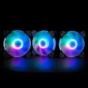 Ventilateur First Player RGB COMBO CC (3ventillo+HUB+commande)