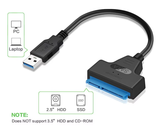 Adaptateur USB 2.0 To SATA (EP-U626)