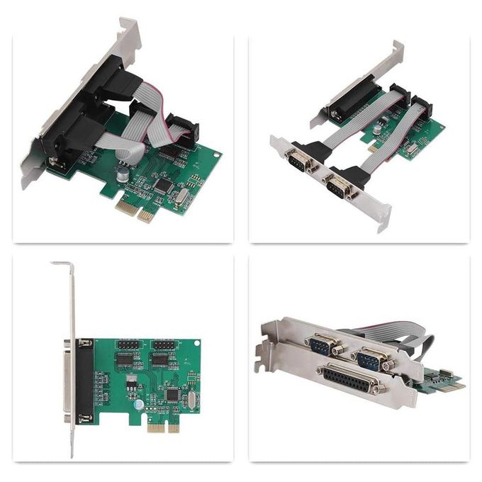 CARTE PCI-E PARALLEL (DB25 ) + 2SERTIAL (rs232)