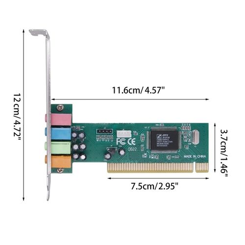 CARTE SON PCI 4CH PCI873