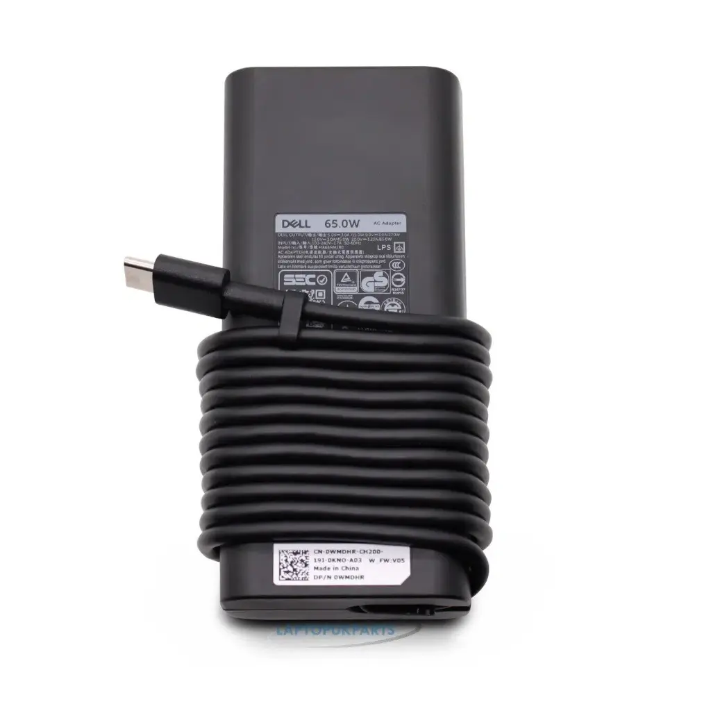 CHARGEUR DELL 65W TYPE-C ORIGINALE