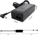 CHARGEUR Laptop ACER 19V/2.37A/5.5*1.7mm (cartonné)