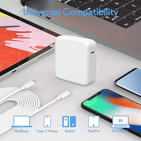 CHARGEUR MAC  WHITE/87W TYPE C 5V/9V/12V/15V/18V/20V
