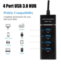 HUB USB 3.0 4 PORTS 30CM + LED 303