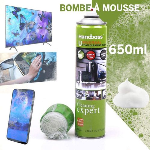 MOUSSE DE NETTOYAGE 650ML (VERTE)