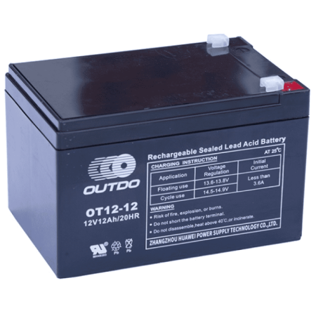 batterie pour onduleur 12v 12a outdo