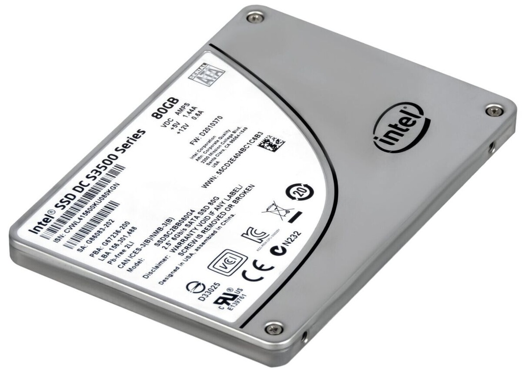 DISQUE SSD DC S3500 SAS INTEL SERIES 600GB, 2.5in SATA 6Gb/s, 20nm, MLC