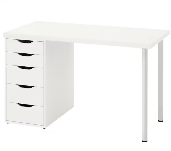 Bureau melamine alex 5T (L140/H75/P60)