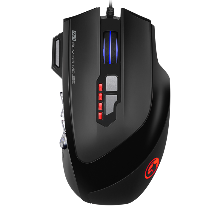 Souris MARVO Scorpion G990/Laser,Avago 9800/12000 FPS,30G max. accel./16000 DPI/18