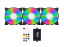 Ventilateur First Player RGB COMBO G1 (3ventillo+HUB+commande)