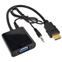 Adaptateur HDMI male TO VGA  Ffemelle Avec Audio (Im)