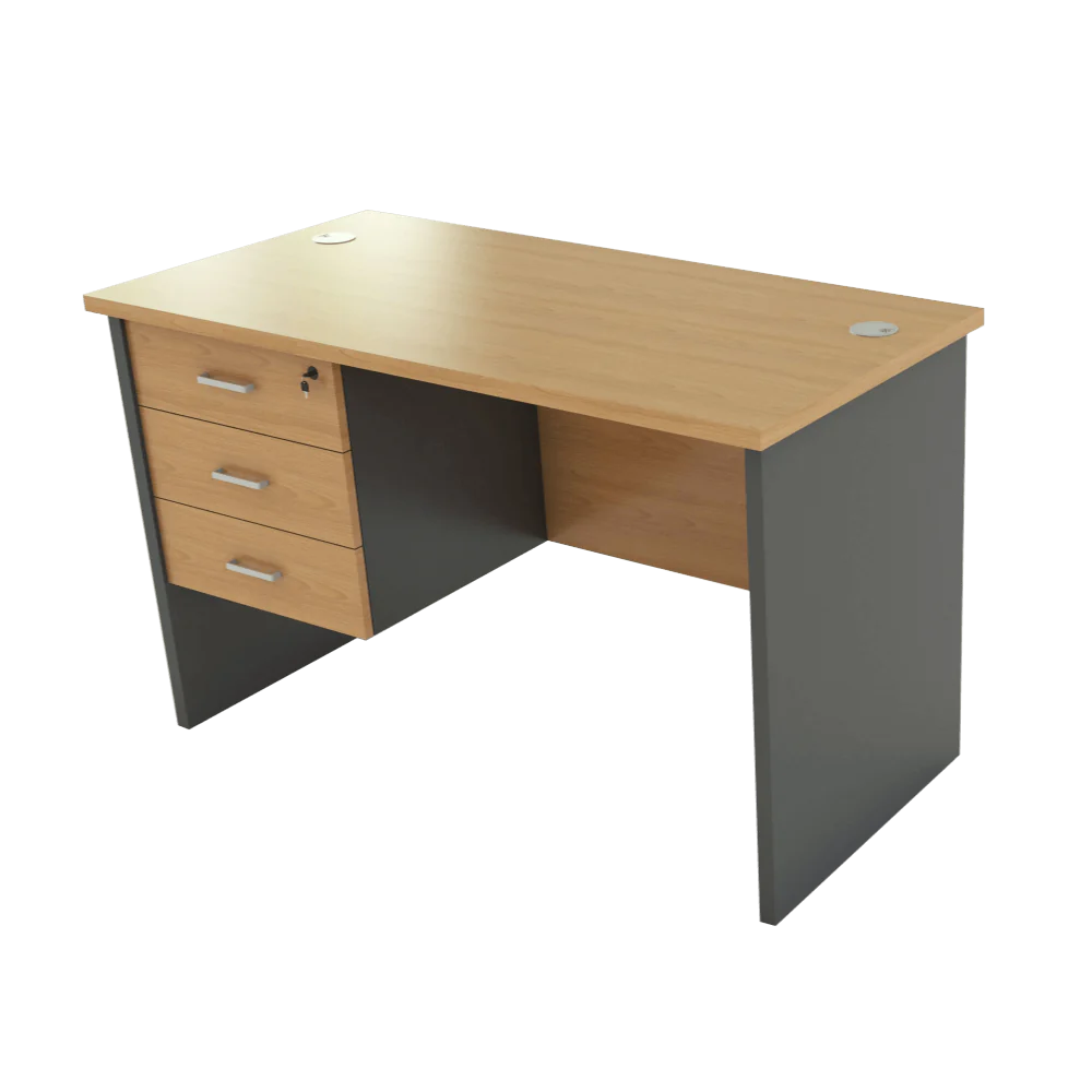 Bureau Melamine SIMPLY3T (L140/H75/P70cm) 