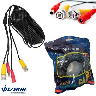 Cable Camera BNC Video OD4.5mm DC PLUG 15M VNZANE VN-BNC98 (Im)