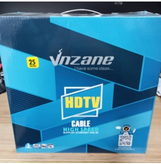 Cable HDMI Vnzane (Certifié) 25M CCS V1.4 Black (VN-H833)