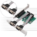 CARTE PCI-E PARALLEL (DB25 ) + 2SERTIAL (rs232)