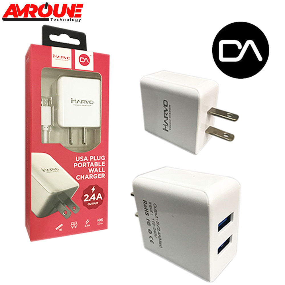 CHARGEUR Phone MARVO DA DT0081MWE 2.4A