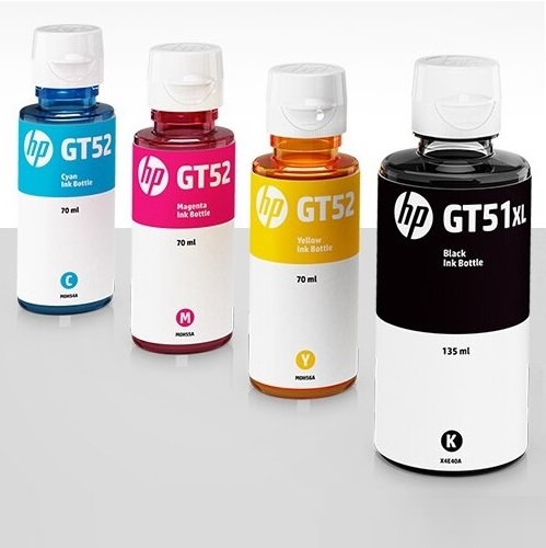 PACK ENCRE HP-90ML HGT52 (NOIR/CYAN/MAGENTA/JAUNE)