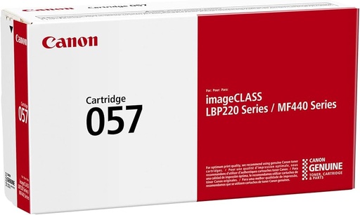 TONER CANON 057 LBP223/266/277/228dw.../MF443/445/446/449dw...