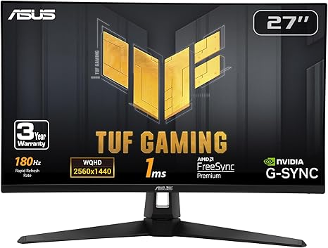 ECRAN ASUS 27" LED TUF VG279QL3A Full HD 1080p- 1920 * 1080 pixels- 1ms Format 16/9-