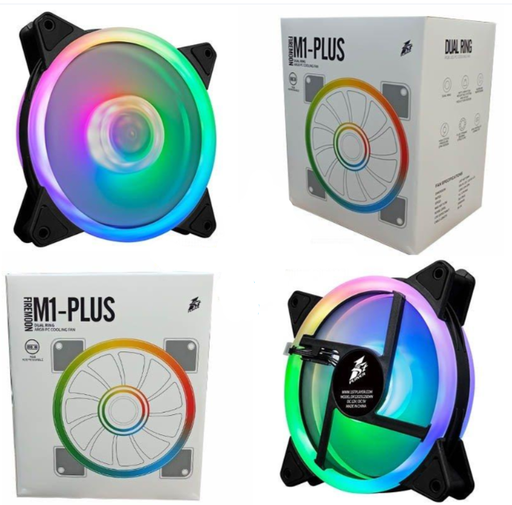 Ventilateur First Player RGB Combo M1-PLUS (3 ventillo+HUB+commande)