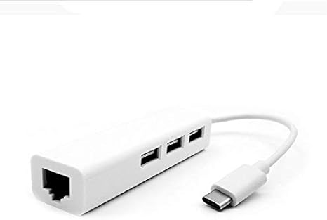 Adaptateur USB Type c to RJ45 Ethernet LAN Network + X 3 USB