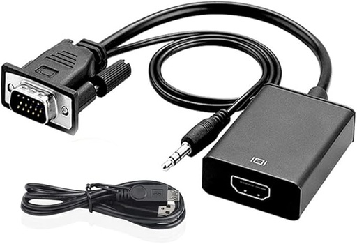 Adaptateur VGA TO HDMI (BOITE PLASTIC)