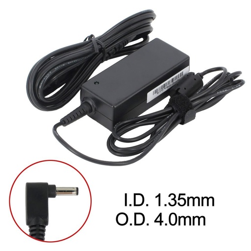 CHARGEUR Laptop ASUS 19V/2.37A/4.0*1.35 (GRADE A)