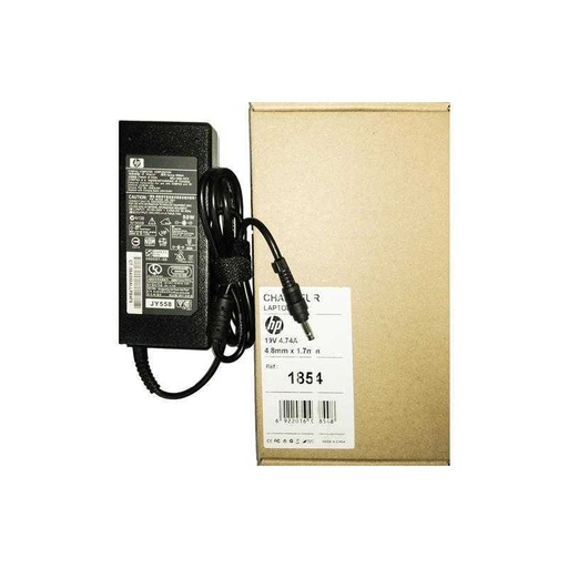 CHARGEUR LAPTOP HP 19.5V/4.74A / 4.8*1.7 (cartonné)