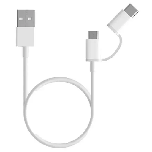 MI 2 IN USB CABLE MICRO USB TO TYPE C 1M