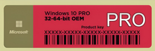 licence windows10 Professional 32/64bits